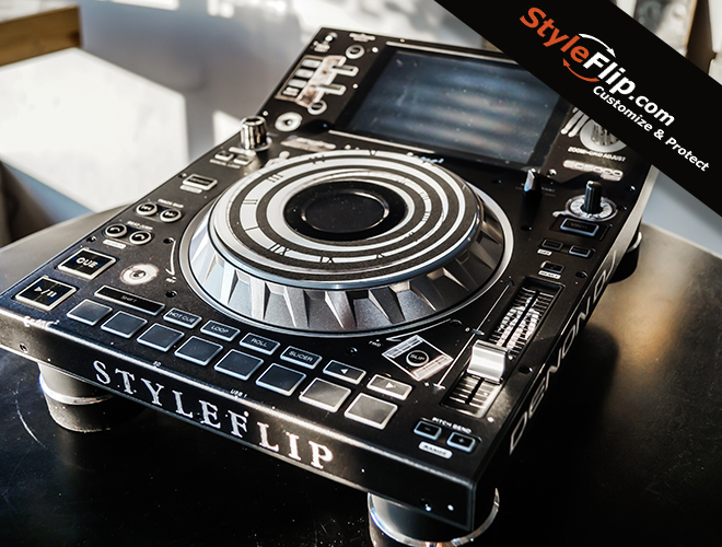 Adesivi Denon Prime Adesivi Jog E Grafica Slipmat Per Denon DJ Prime 4 / Prime 2 - Set Da 2 Pezzi, Compatibili X1850/X1800 Jet Premier Vintage - Foto 7