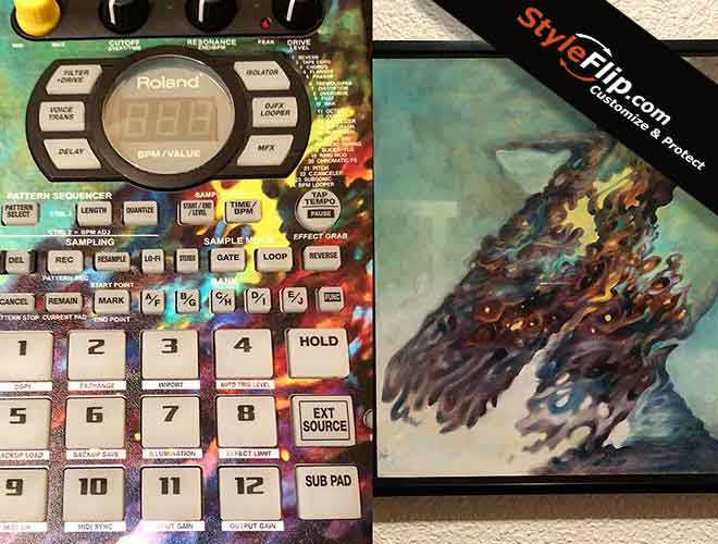 Roland SP-404 SX Skin, Decals, Covers & Stickers. Buy custom skins